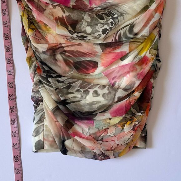 Guess by Marciano x Jennifer Lopez Ruched Midi Dress - XS - NWT - Picture 12 of 16